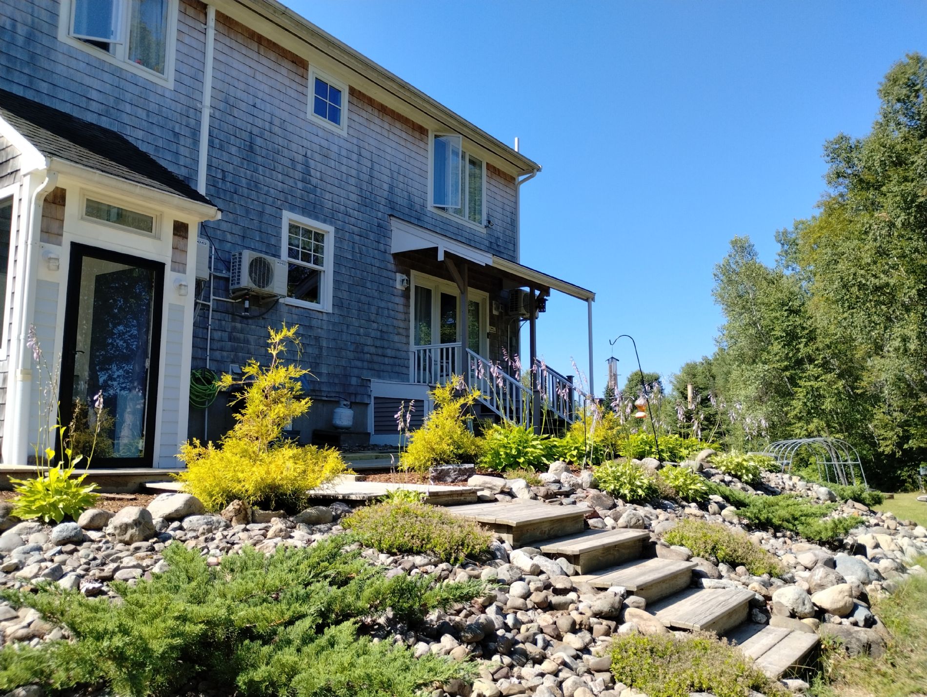 the back of the house