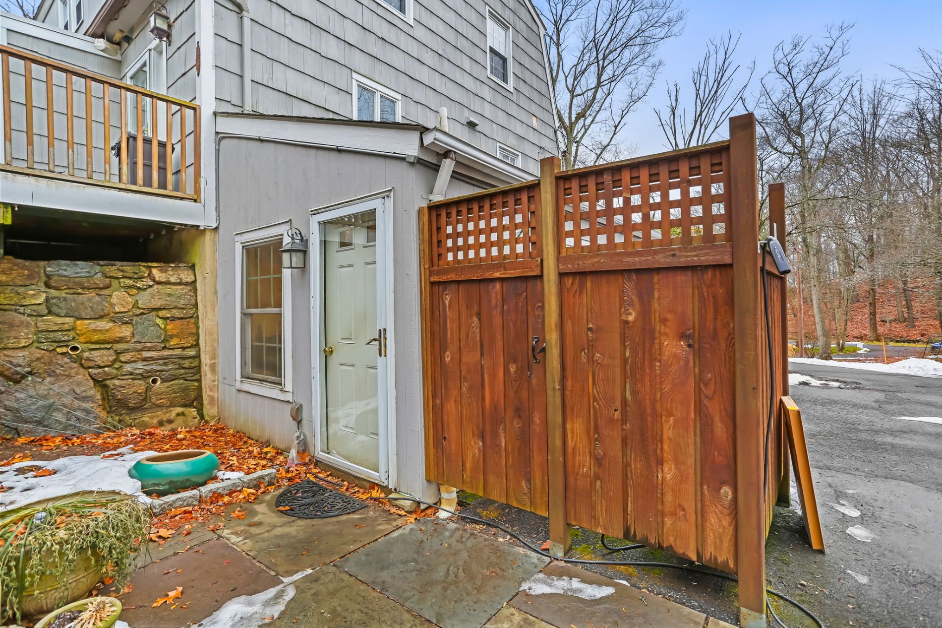 Outdoor Shower and Exterior Door to Inlaw Suite