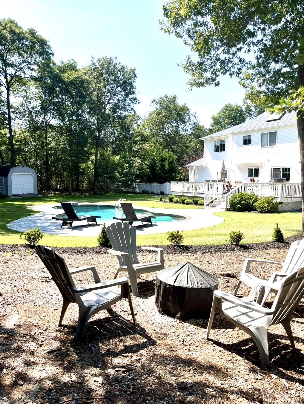 fire pit area