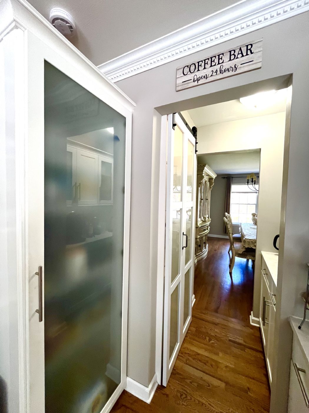 Pantry, laundry coffee-wine bar